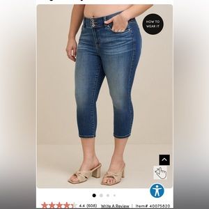 Torrid Super Soft Cropped Jegging